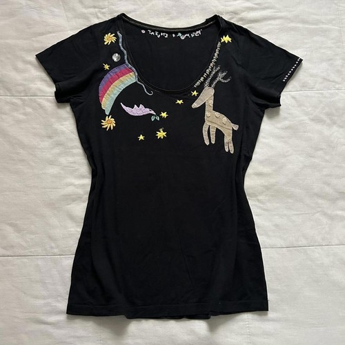 Shirt tsumori chisato nera - t-shirt,