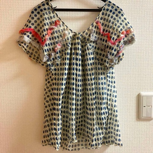 Top georgette seta - in,